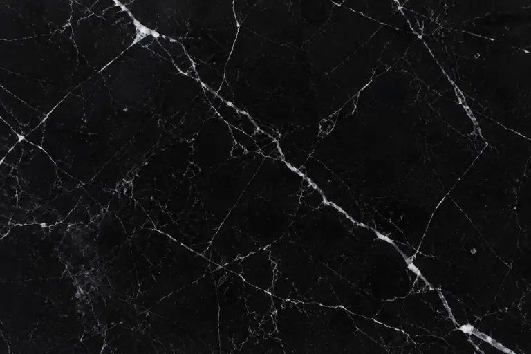 Tranche de Nero Marquina, vue d'ensemble de la surface