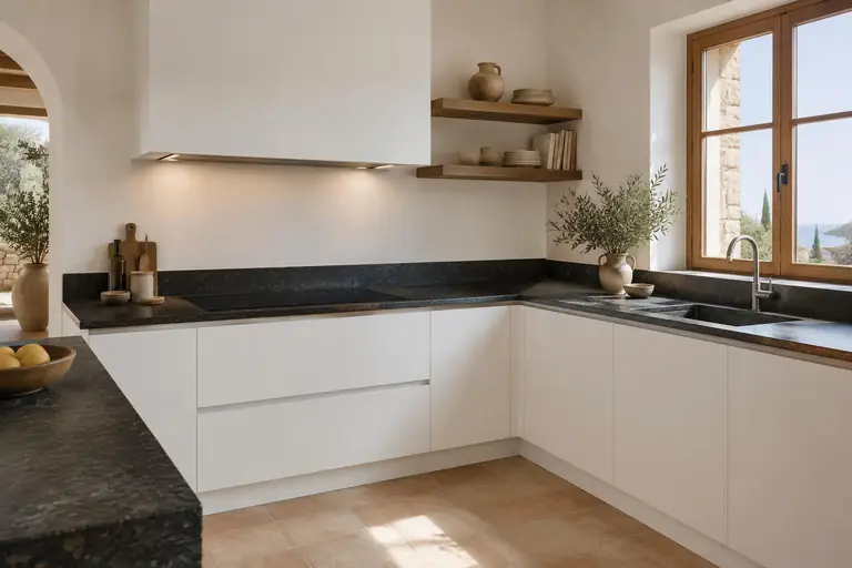 Plan flammé, Pézenas : plan en l de 5